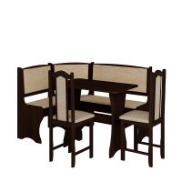 Jídelní set /kuchyňská lavice, sestava rohová) se židlemi 