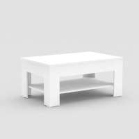 Konferenční stolek Rea 7 - se šuplíkem bílá
