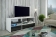 Televizní (tv) stolek Global 1 bílá/černý lesk