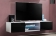 Televizní (tv) stolek závěsný Fly 33 bílá/černý lesk