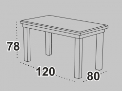 Jídelní set (sestava) Milenium 1 rozkládací stůl + 4židle - dub sonoma